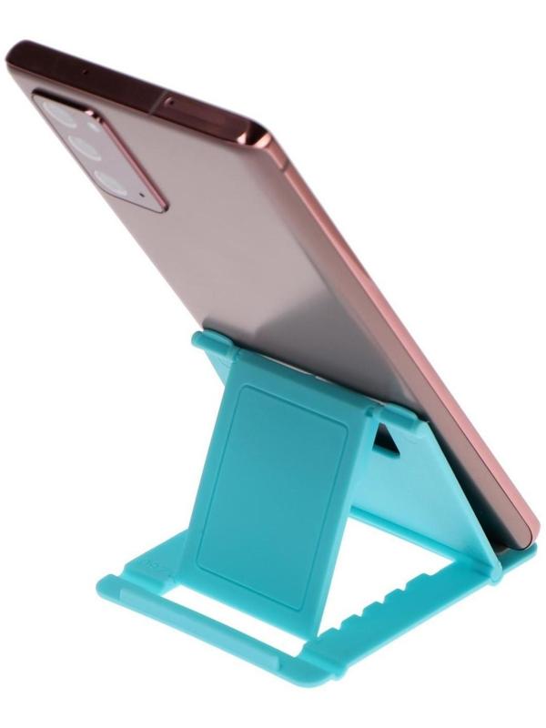 Подставка для телефона LuazON, складная, регулируемая высота, синяя