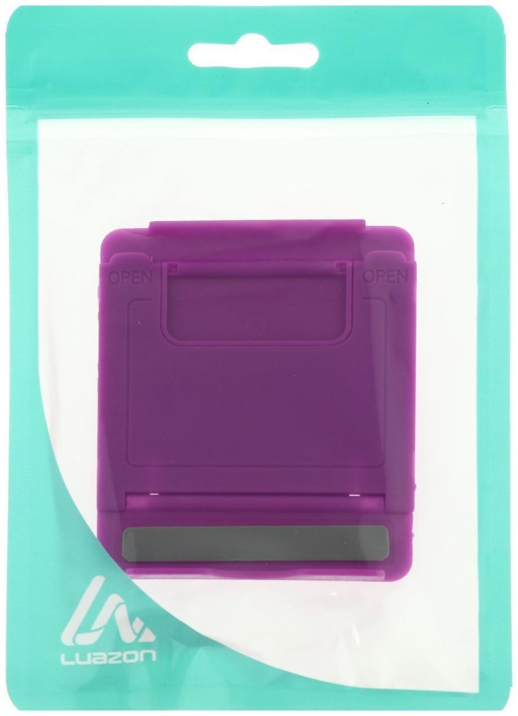 Подставка для телефона LuazON, складная, регулируемая высота, фиолетовая