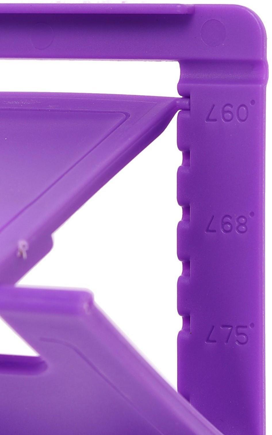 Подставка для телефона LuazON, складная, регулируемая высота, фиолетовая