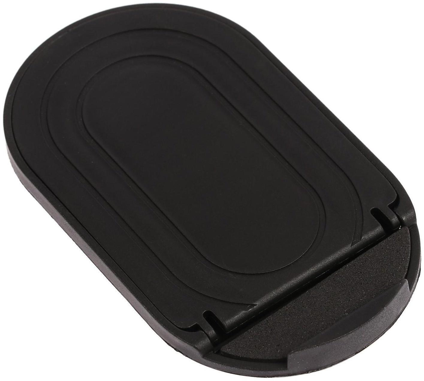 Подставка для телефона LuazON, складная, регулируемая высота, резиновая вставка, чёрная