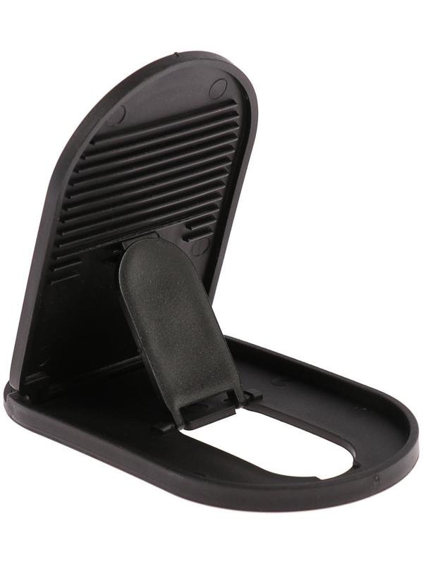 Подставка для телефона LuazON, складная, регулируемая высота, резиновая вставка, чёрная