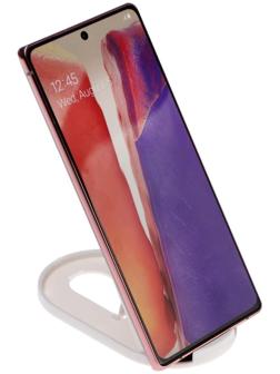 Подставка для телефона LuazON, складная, регулируемая высота, резиновая вставка, белая