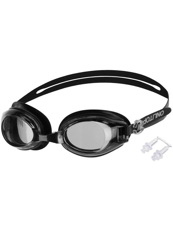 Очки для плавания детские + беруши, цвета микс