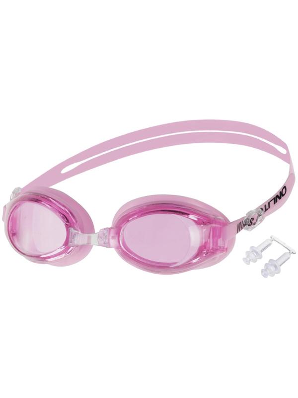 Очки для плавания детские + беруши, цвета микс