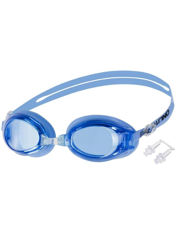 Очки для плавания детские + беруши, цвета микс