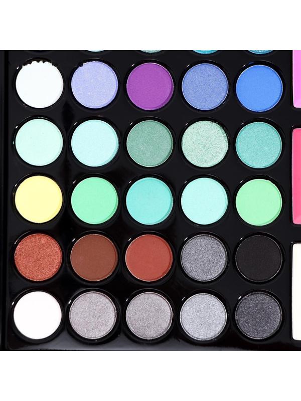 Набор декоративной косметики тени 60 цв., 6 цв румян, 12 бальзамов для губ