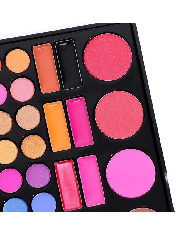 Набор декоративной косметики тени 60 цв., 6 цв румян, 12 бальзамов для губ