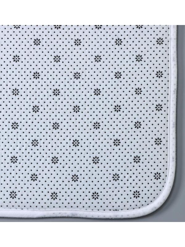 Набор ковриков для ванной и туалета Доляна «Галька», 2 шт: 40×50, 50×80 см