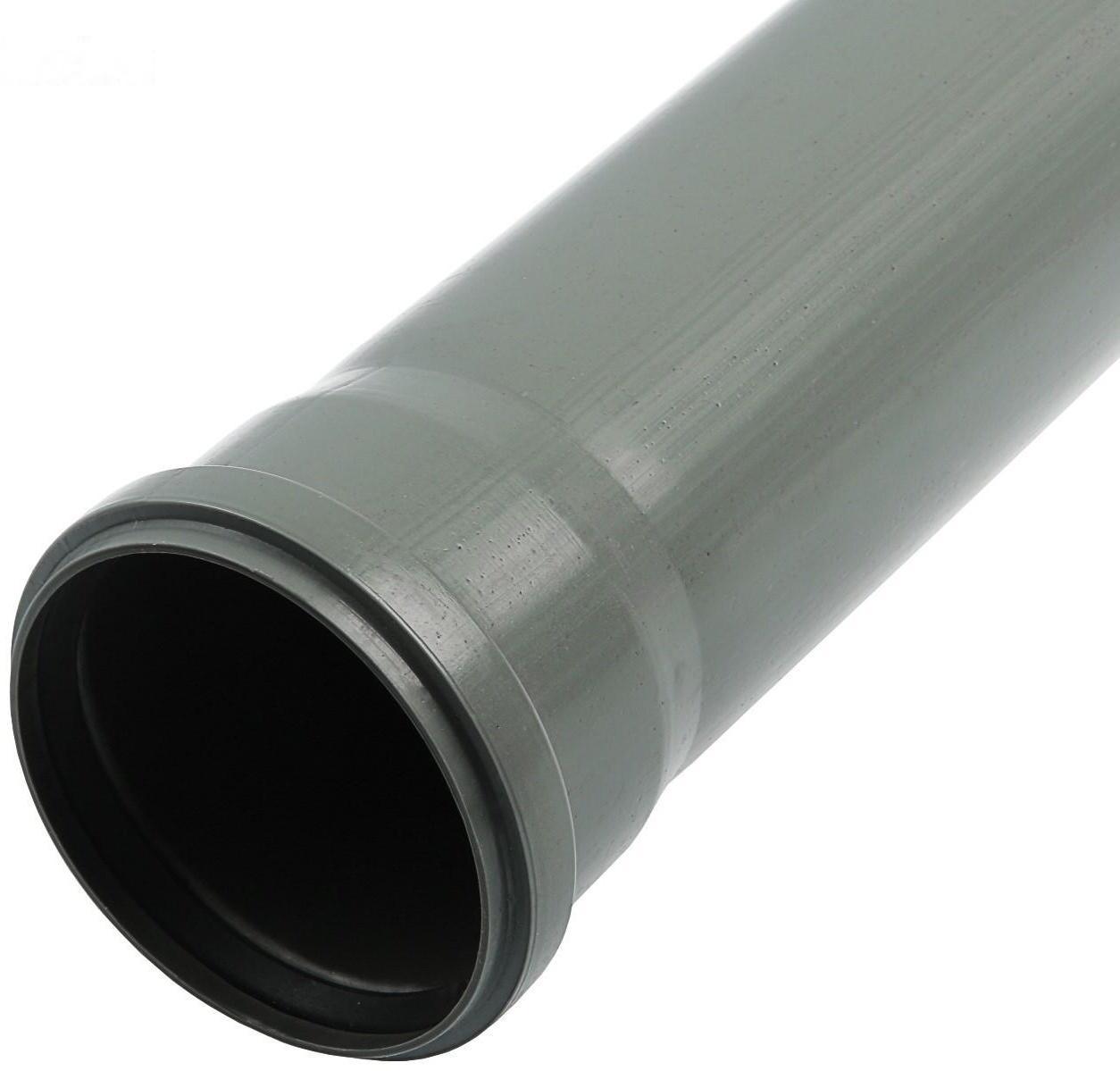 Труба канализационная FLEXTRON, внутренняя, d=110 мм, толщина 2.7 мм, 1000 мм