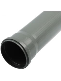 Труба канализационная FLEXTRON, внутренняя, d=110 мм, толщина 2.7 мм, 1000 мм