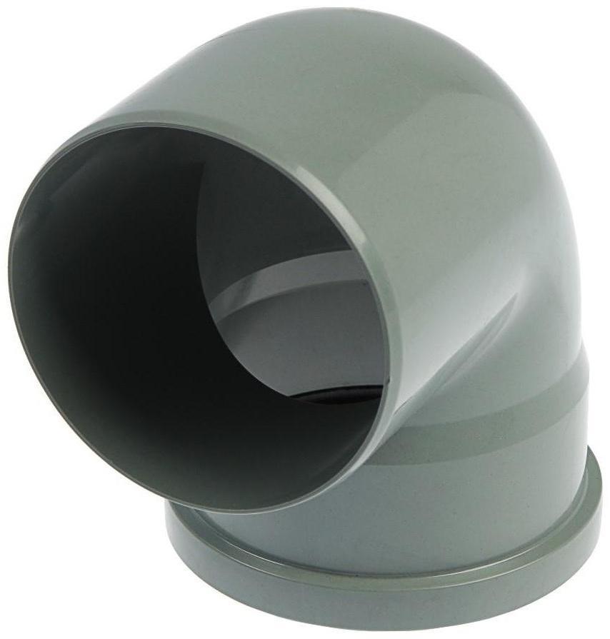 Отвод канализационный FLEXTRON, внутренний, d=110 мм, 90°