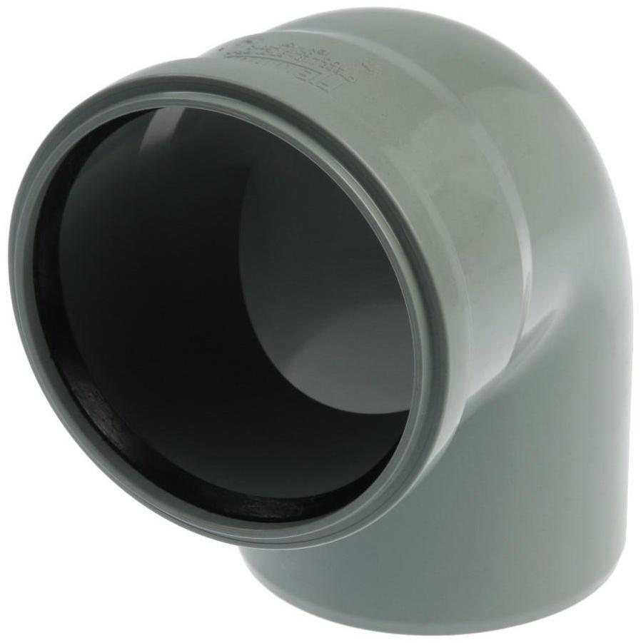 Отвод канализационный FLEXTRON, внутренний, d=110 мм, 90°