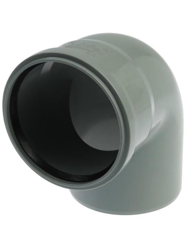 Отвод канализационный FLEXTRON, внутренний, d=110 мм, 90°