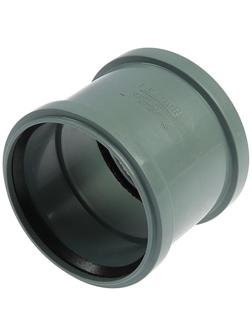 Муфта канализационная FLEXTRON, двухраструбная, внутренняя, d=110 мм
