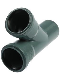 Тройник канализационный FLEXTRON, внутренний, d=50 х 50 мм, 45°