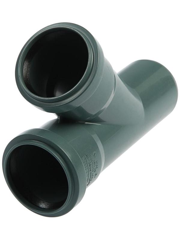Тройник канализационный FLEXTRON, внутренний, d=50 х 50 мм, 45°