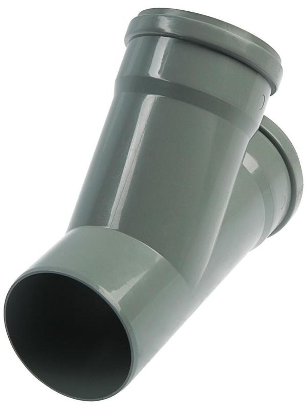 Тройник канализационный FLEXTRON, внутренний, d=110 х 110 мм, 45°