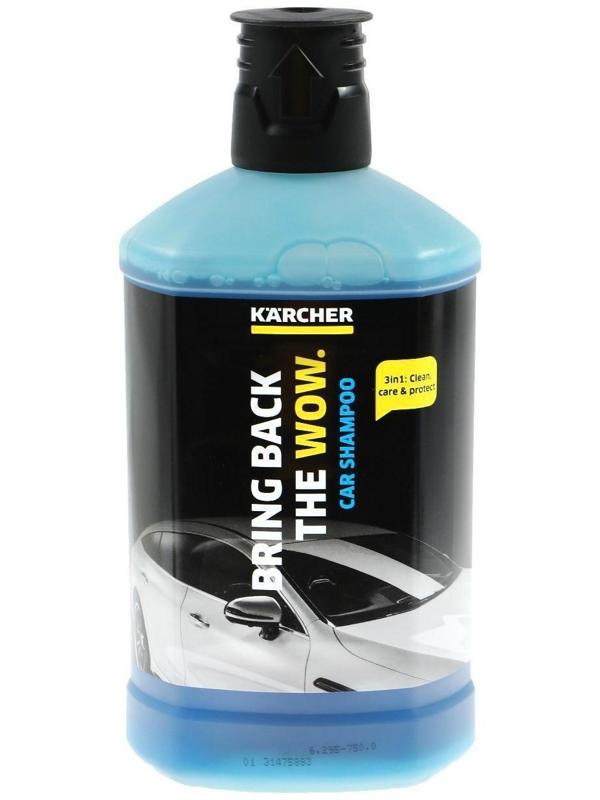 Автошампунь Karcher 3в1 RM 610 (шампунь, воск, блеск), бесконтактный, 1 л, 6.295-750.0