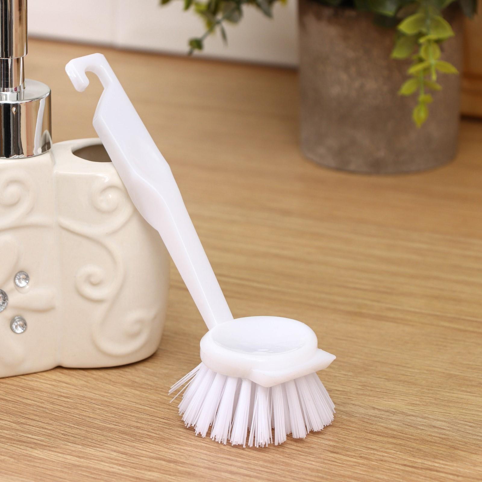 Дозатор для моющего средства с подставкой для губки и щётки Доляна «Блеск», 200 мл