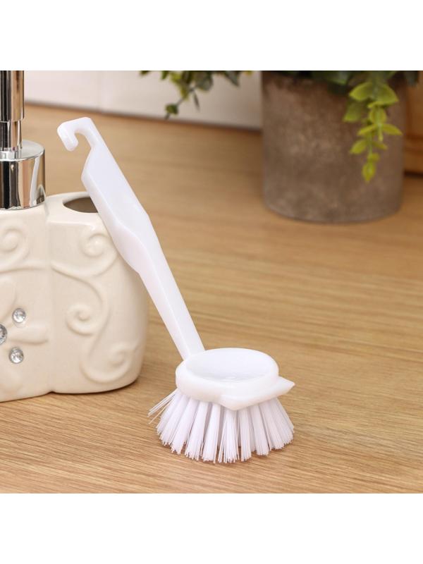 Дозатор для моющего средства с подставкой для губки и щётки Доляна «Блеск», 200 мл