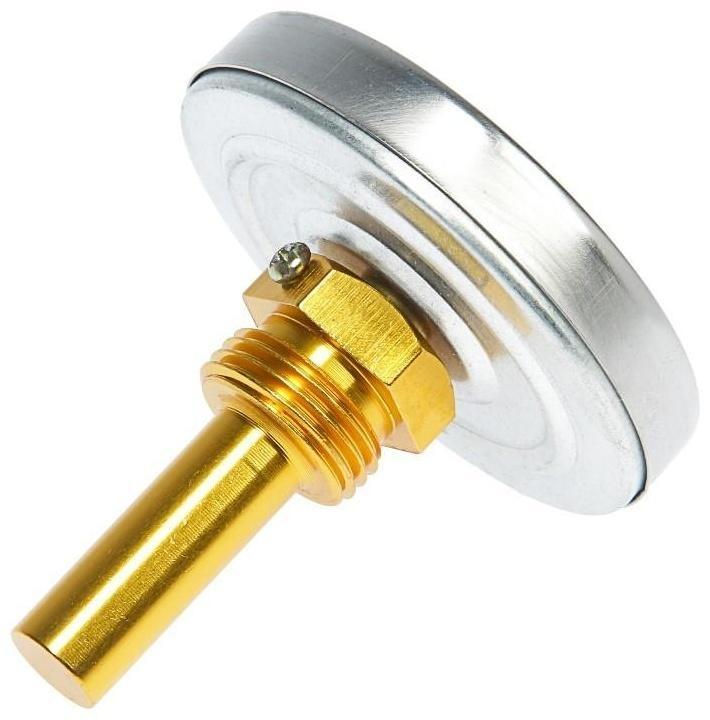 Термометр биметаллический, 160°C, с погружной гильзой 60 мм