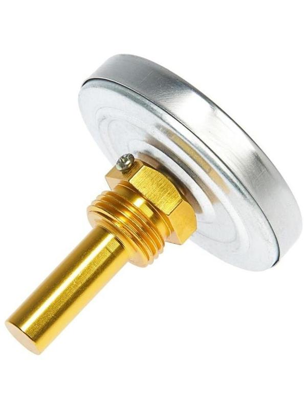 Термометр биметаллический, 160°C, с погружной гильзой 60 мм