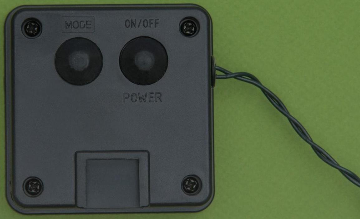 Гирлянда «Нить» 10 м, IP44, тёмная нить, 100 LED, свечение красное, 2 режима, солнечная батарея