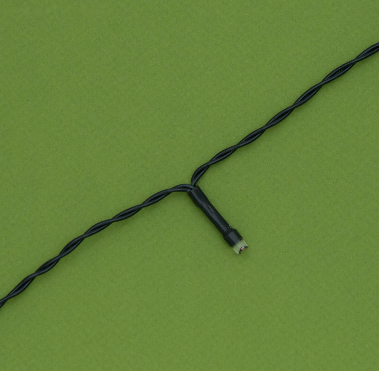 Гирлянда «Нить» 20 м, тёмная нить, 200 LED, свечение мульти, 2 режима, солнечная батарея