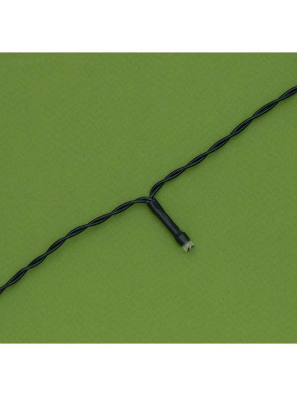 Гирлянда «Нить» 20 м, тёмная нить, 200 LED, свечение мульти, 2 режима, солнечная батарея