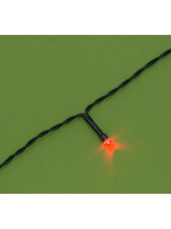 Гирлянда «Нить» 20 м, тёмная нить, 200 LED, свечение мульти, 2 режима, солнечная батарея