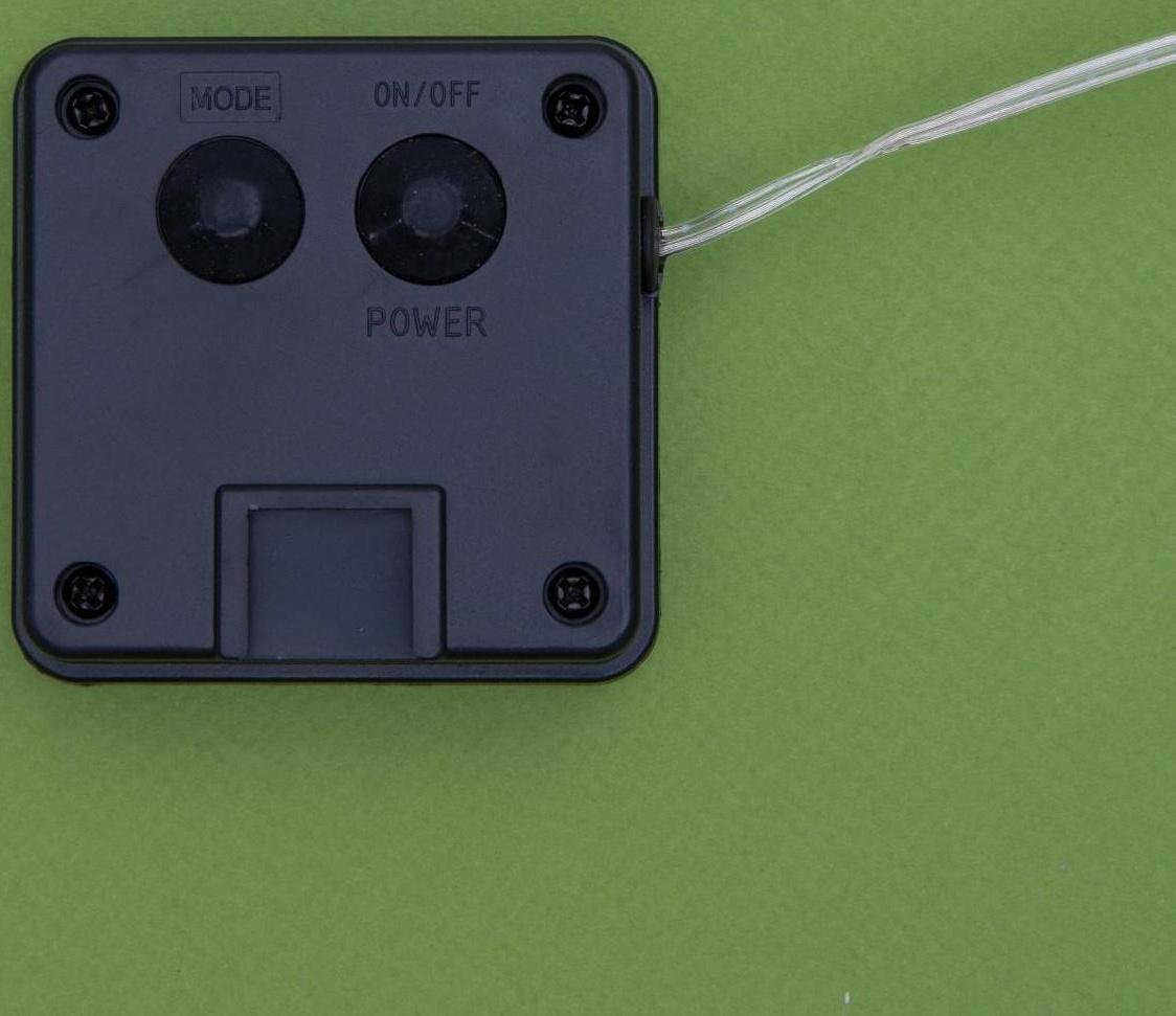 Гирлянда «Нить» 10 м роса, IP44, серебристая нить, 100 LED, свечение мульти, 2 режима, солнечная батарея