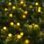 Гирлянда «Нить» 4.5 м с насадками «Шарики», IP44, тёмная нить, 30 LED, свечение жёлтое, 2 режима, солнечная батарея