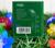 Гирлянда «Нить» 4.5 м с насадками «Лилии», тёмная нить, 30 LED, свечение белое, 2 режима, солнечная батарея