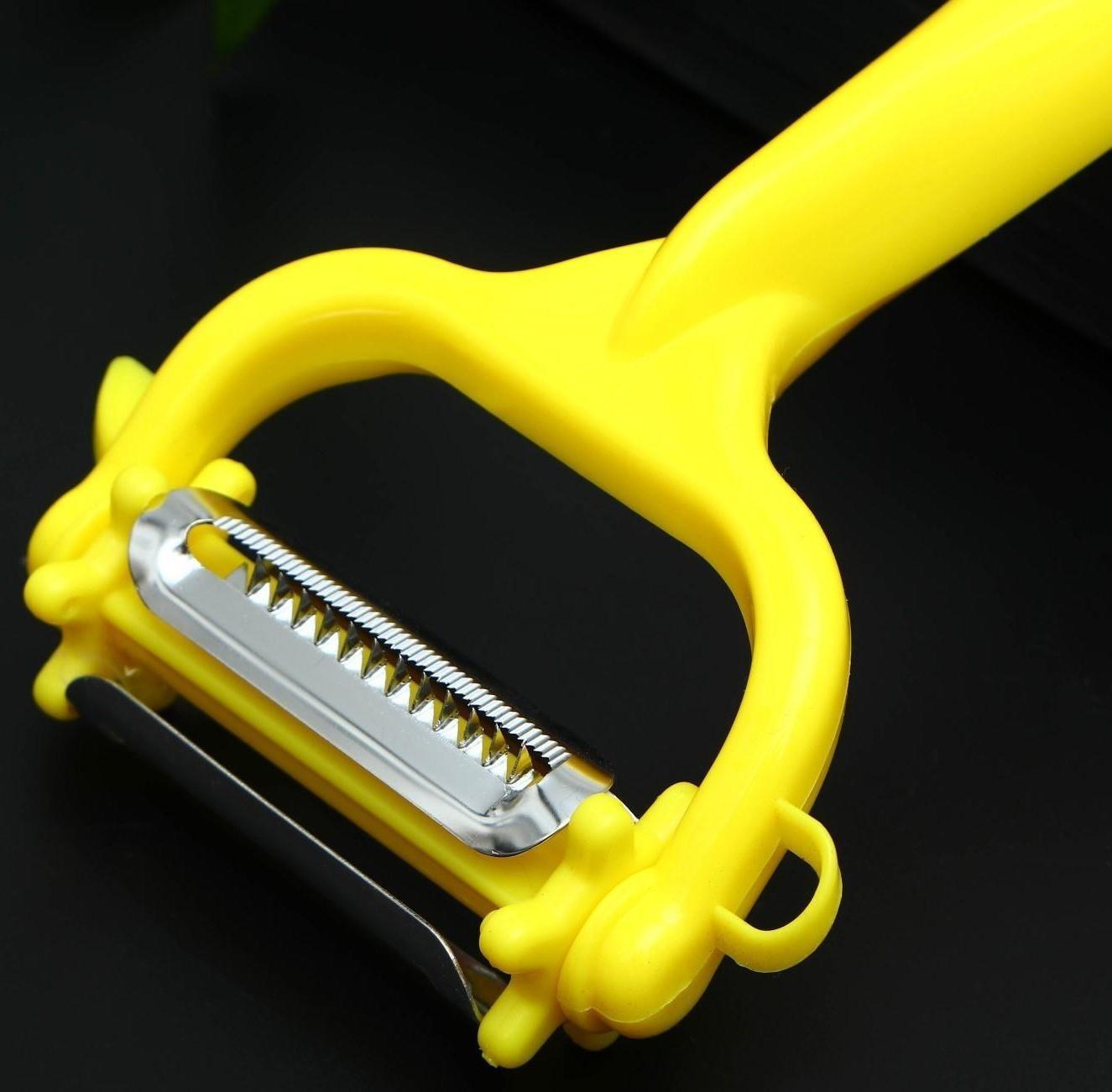 Овощечистка многофункциональная Доляна, 16×9 см, цвет МИКС