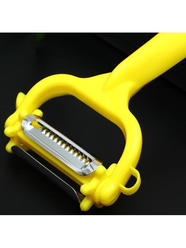 Овощечистка многофункциональная Доляна, 16×9 см, цвет МИКС