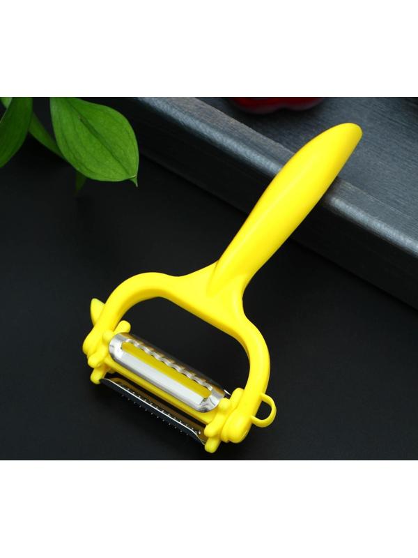 Овощечистка многофункциональная Доляна, 16×9 см, цвет МИКС