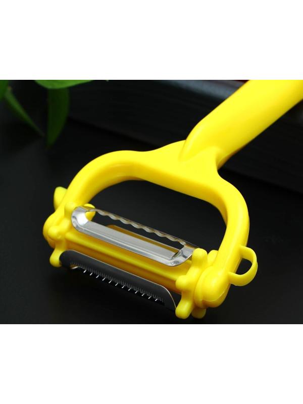 Овощечистка многофункциональная Доляна, 16×9 см, цвет МИКС