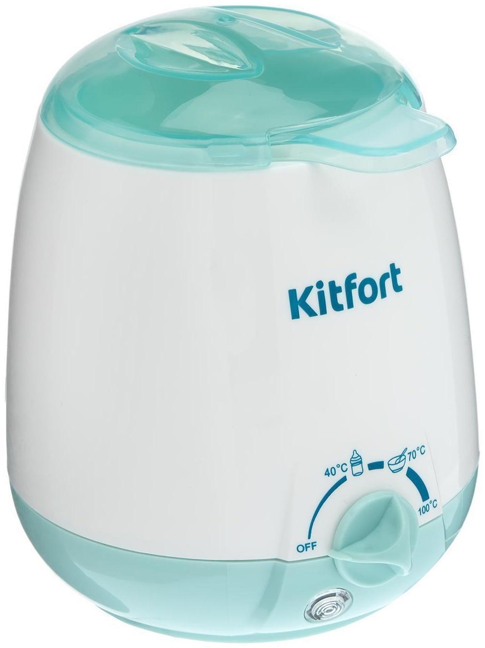 Подогреватель для бутылочек Kitfort КТ-2301, 100 Вт, 3 режима, 40/70/100 °С, белый