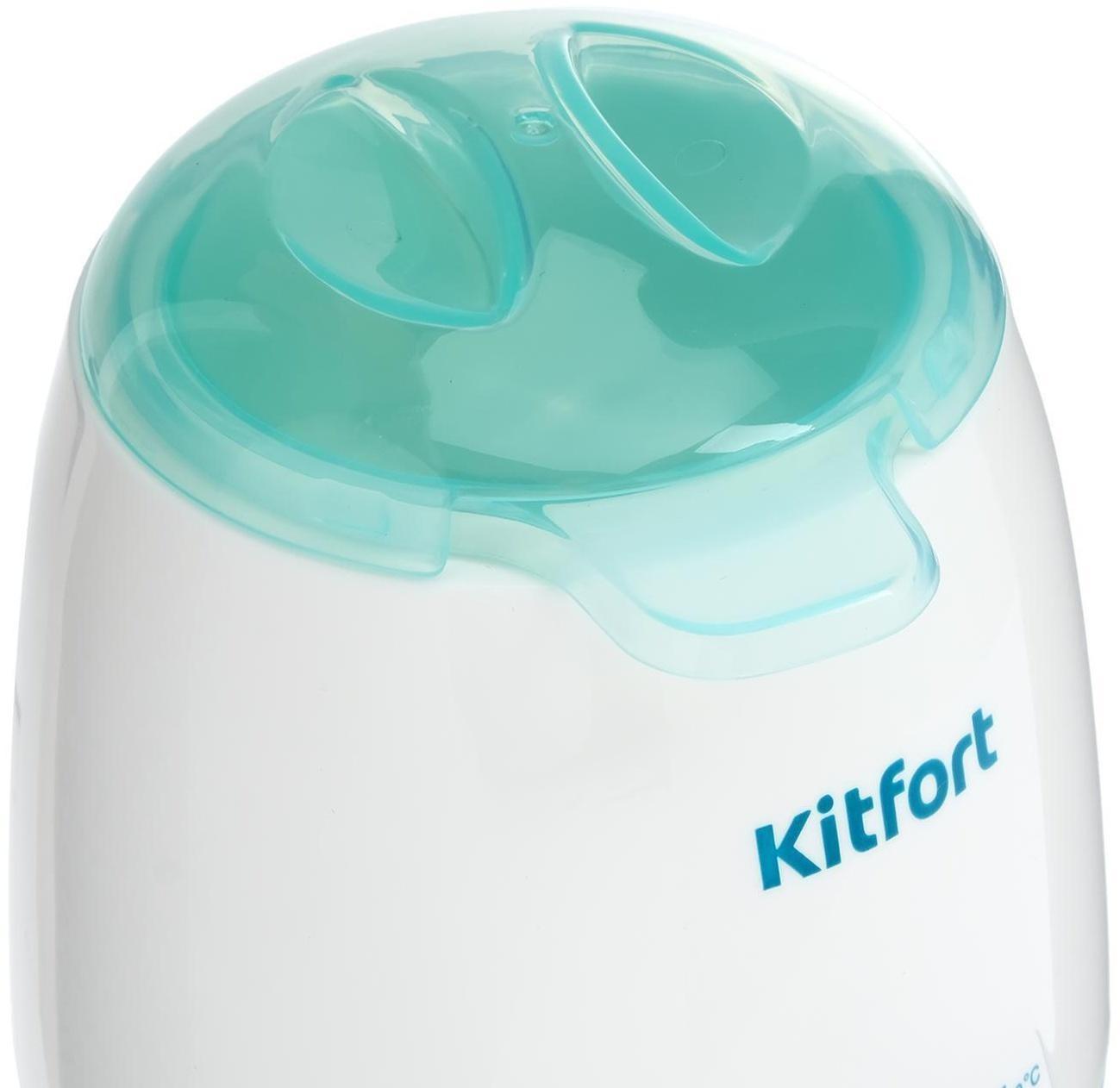 Подогреватель для бутылочек Kitfort КТ-2301, 100 Вт, 3 режима, 40/70/100 °С, белый