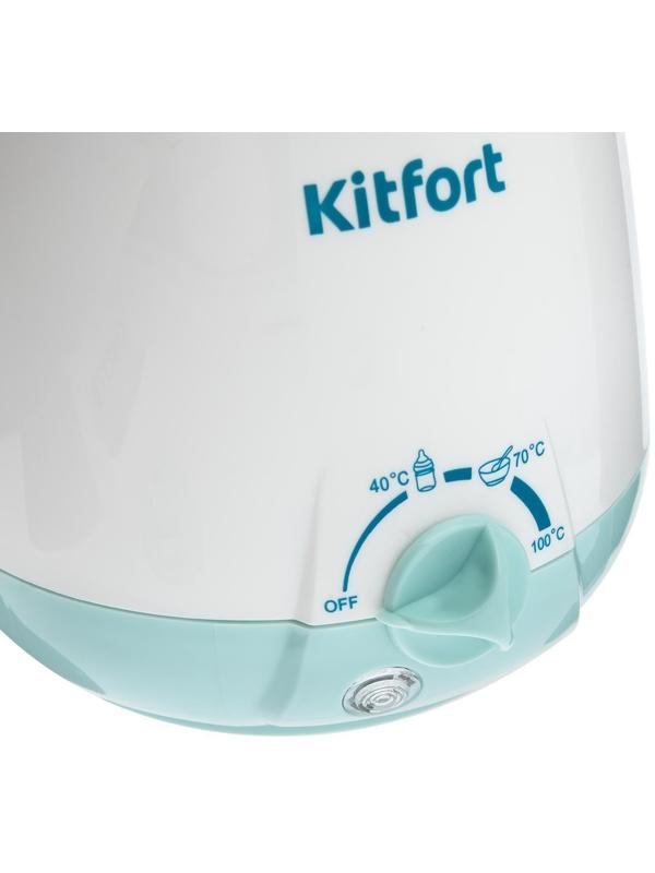 Подогреватель для бутылочек Kitfort КТ-2301, 100 Вт, 3 режима, 40/70/100 °С, белый