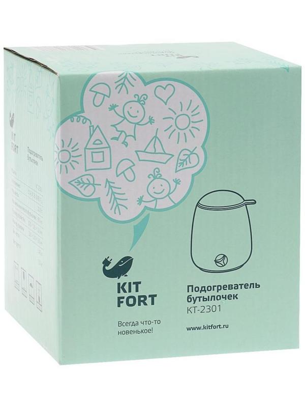 Подогреватель для бутылочек Kitfort КТ-2301, 100 Вт, 3 режима, 40/70/100 °С, белый