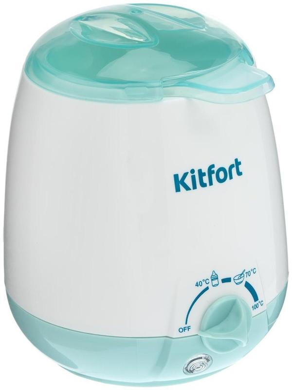 Подогреватель для бутылочек Kitfort КТ-2301, 100 Вт, 3 режима, 40/70/100 °С, белый