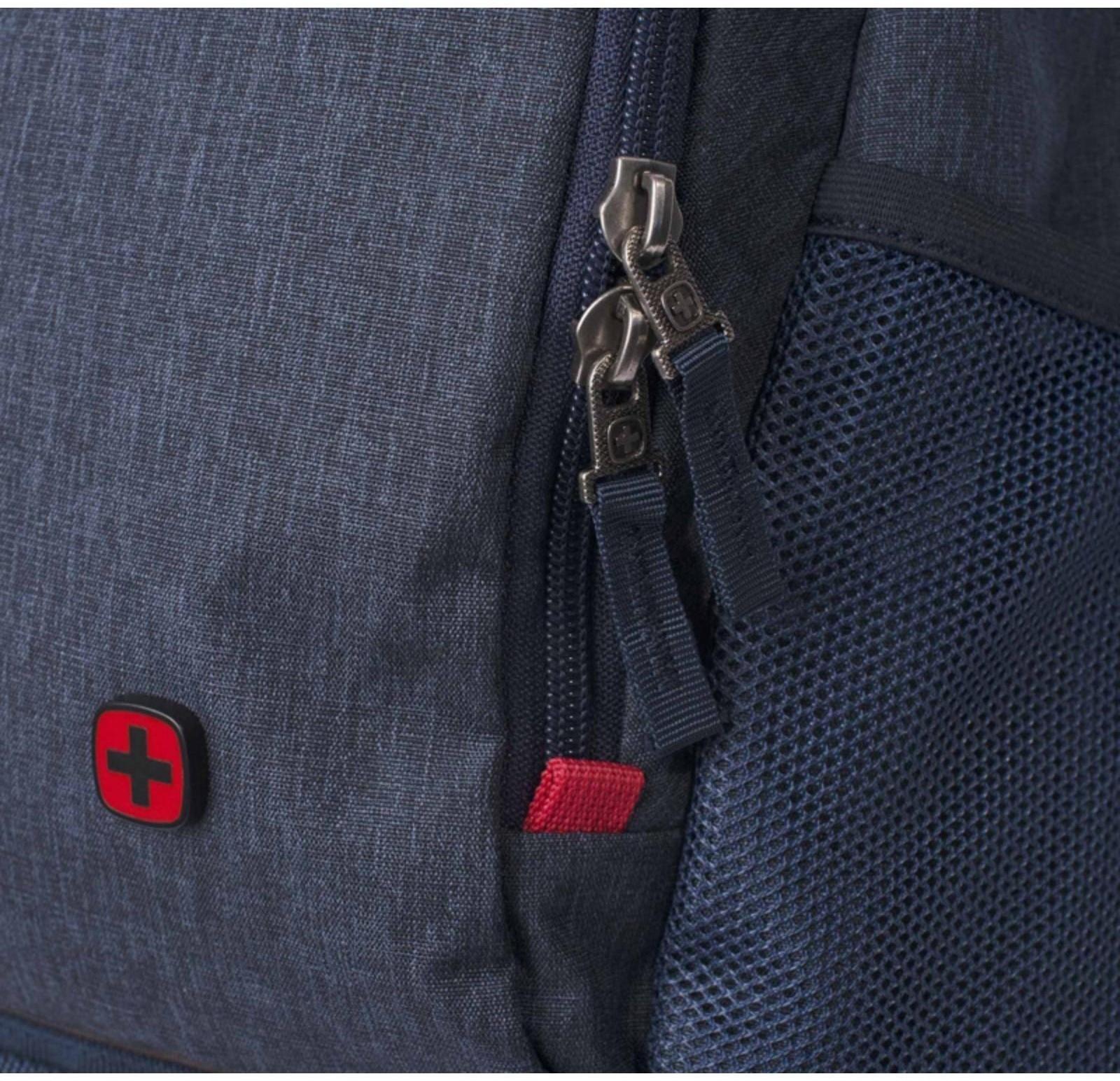 Рюкзак молодёжный Wenger, 45 x 25 x 30 см, 24л, полиэстер, синий