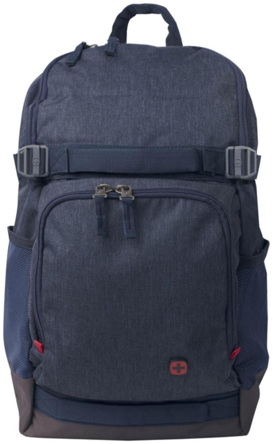 Рюкзак молодёжный Wenger, 45 x 25 x 30 см, 24л, полиэстер, синий