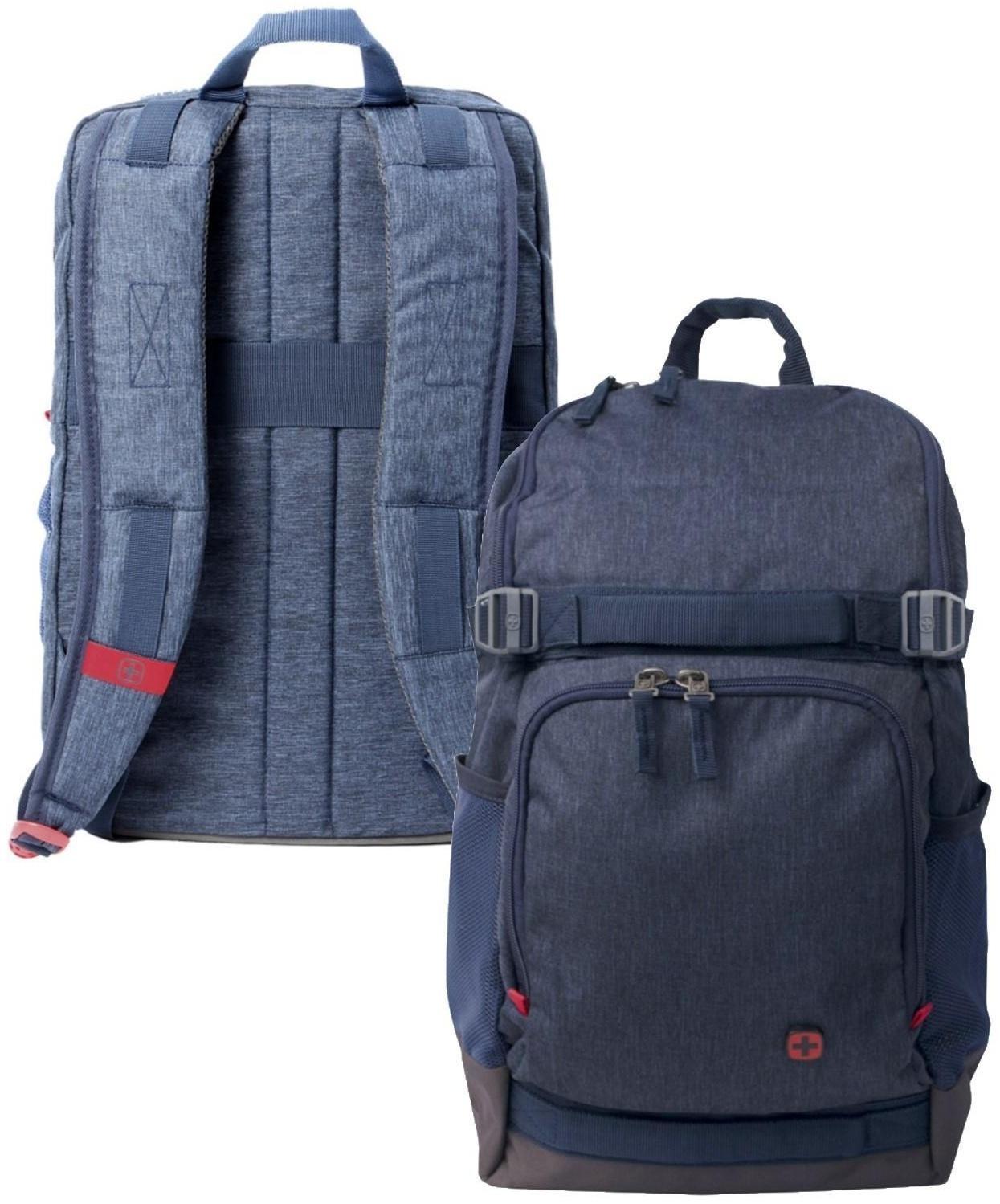 Рюкзак молодёжный Wenger, 45 x 25 x 30 см, 24л, полиэстер, синий