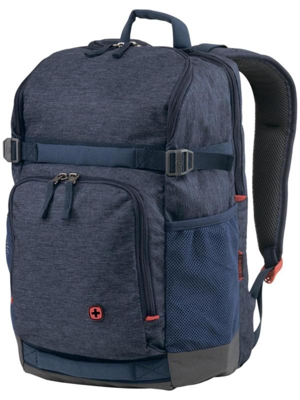 Рюкзак молодёжный Wenger, 45 x 25 x 30 см, 24л, полиэстер, синий