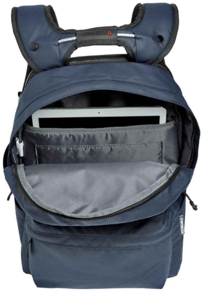 Рюкзак молодёжный Wenger, 28 x 22 x 41 см, 18 л, полиэстер, синий