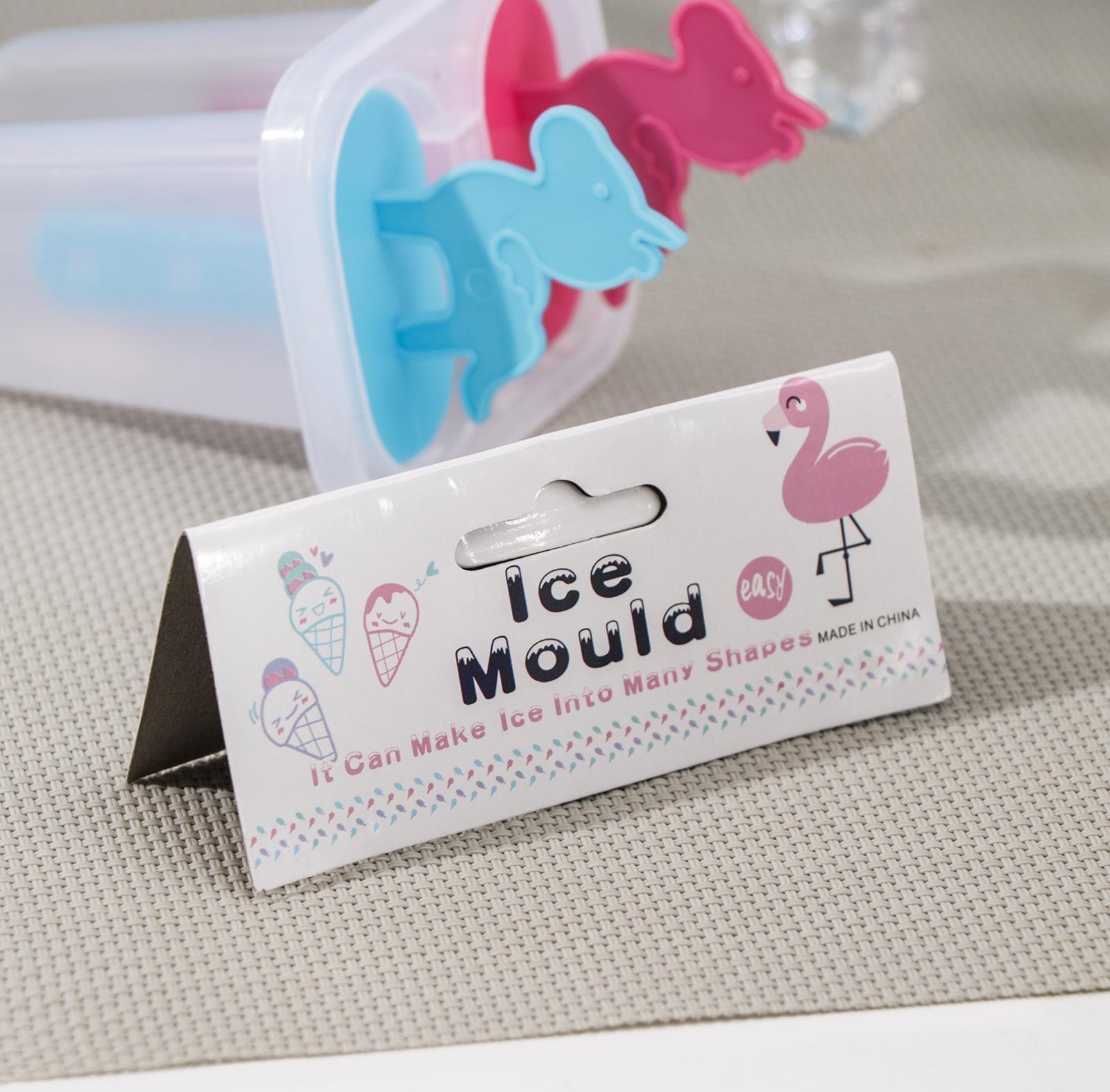 Форма для мороженого «Единороги», 7,5×6×15 см, 2 ячейки, цвет МИКС