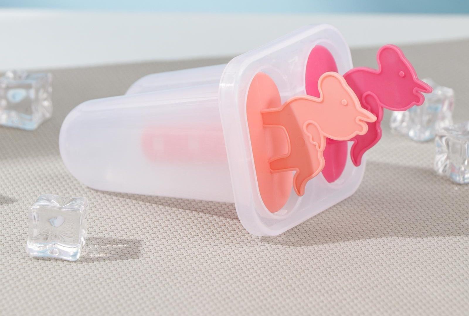 Форма для мороженого «Единороги», 7,5×6×15 см, 2 ячейки, цвет МИКС