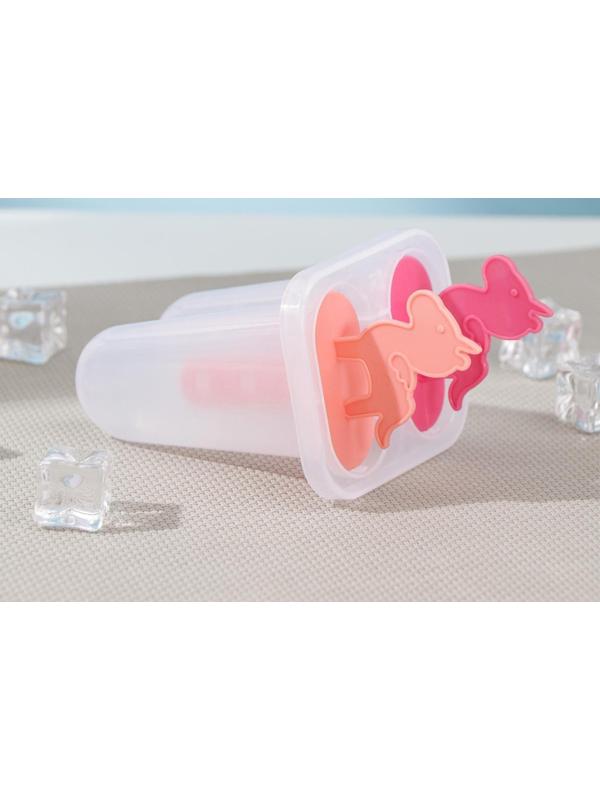 Форма для мороженого «Единороги», 7,5×6×15 см, 2 ячейки, цвет МИКС